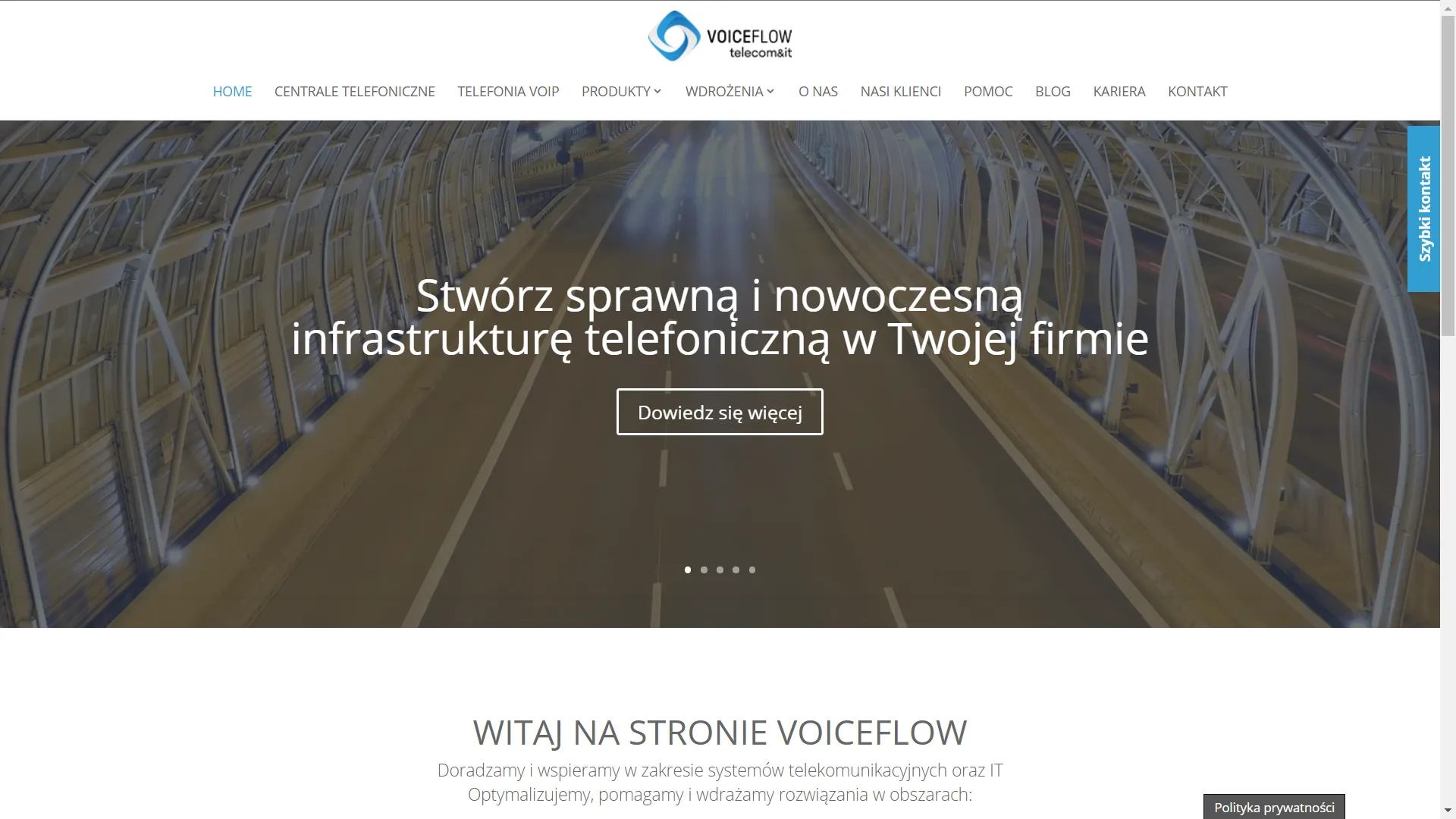 Screenshot of Voiceflow project